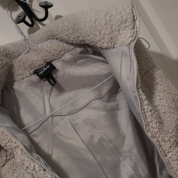 Planet Heart Quiet Gray Puffer - Size Small NEW WITH TAGS! - Picture 4 of 6
